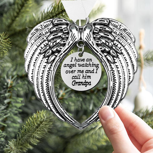 Christmas Memorial Hanging Ornaments Angel Wings
